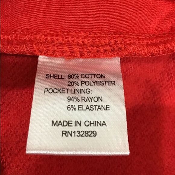 Red LOVERS + FRIENDS Saturn Jogging Pants Size S - Picture 7 of 8